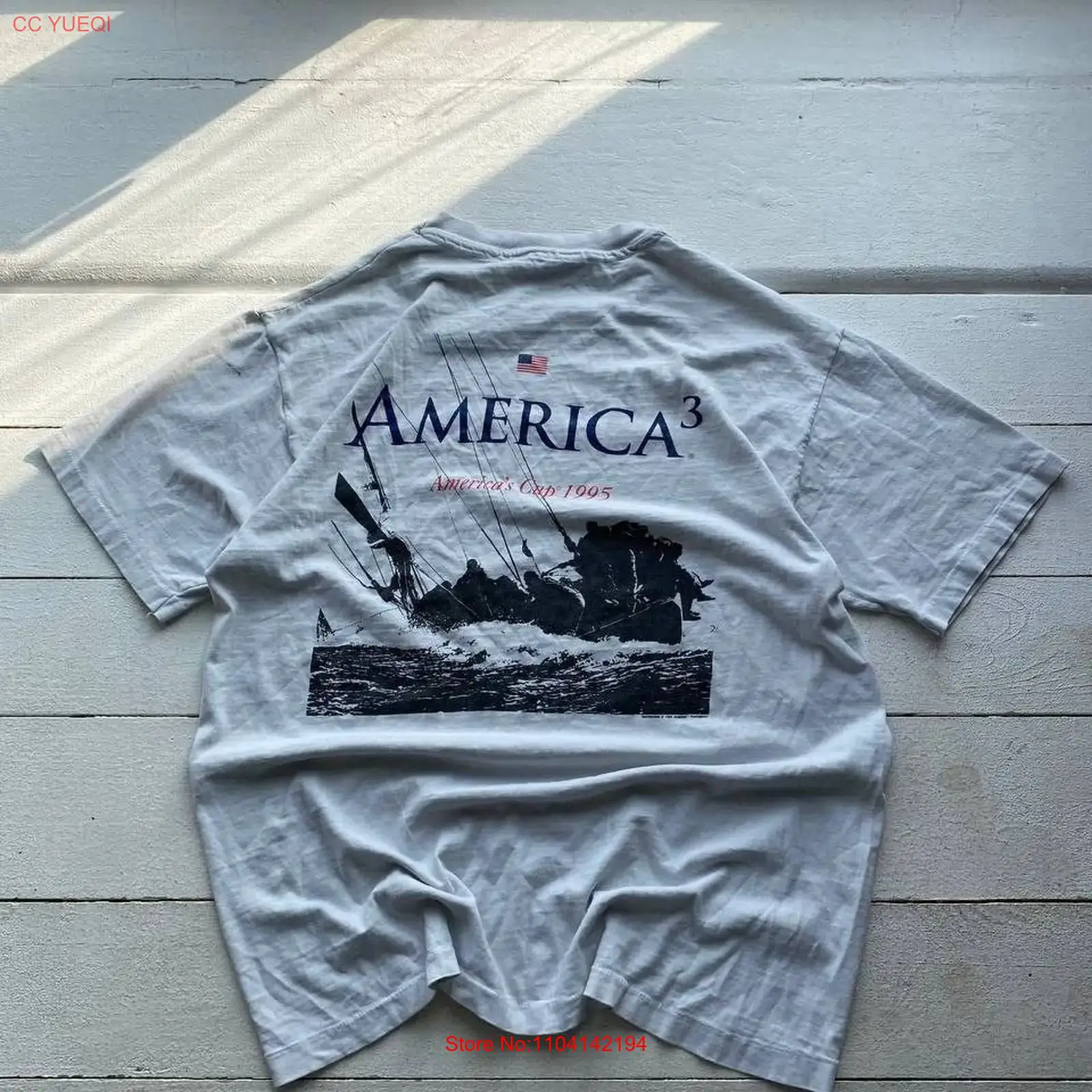 Vintage Fashion Archive - T-shirt vintage America's Cup A3 1995