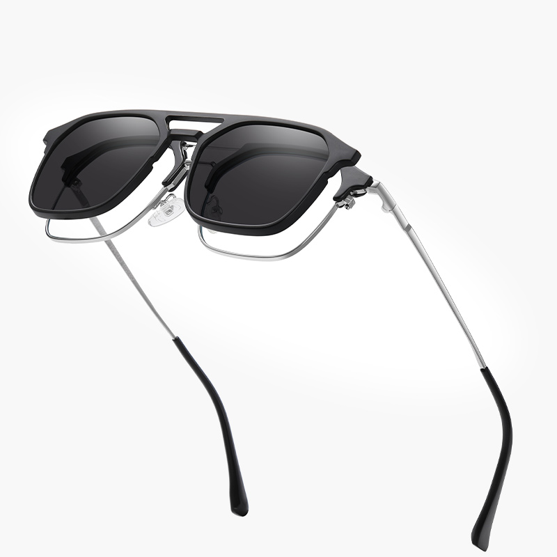 Vintage Fashion Glasses - Lunettes de soleil polarisées à Clip
