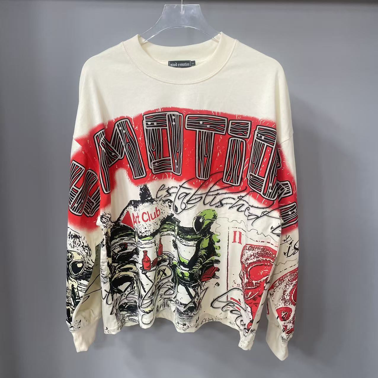Vintage Victorian Fashion - T-shirt à manches longues MIXED-EMOTION de