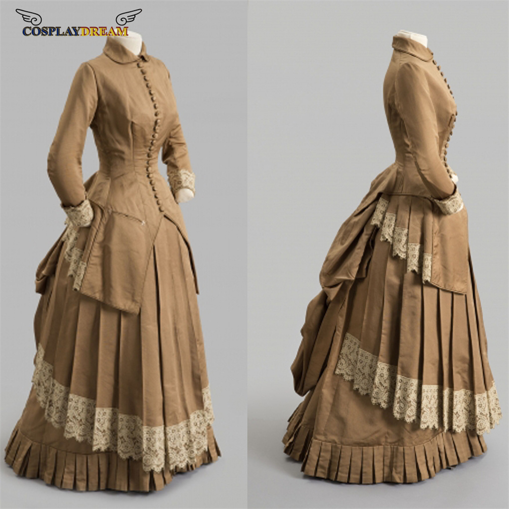 Vintage Victorian Fashion - Robe de mode du 19ème siècle