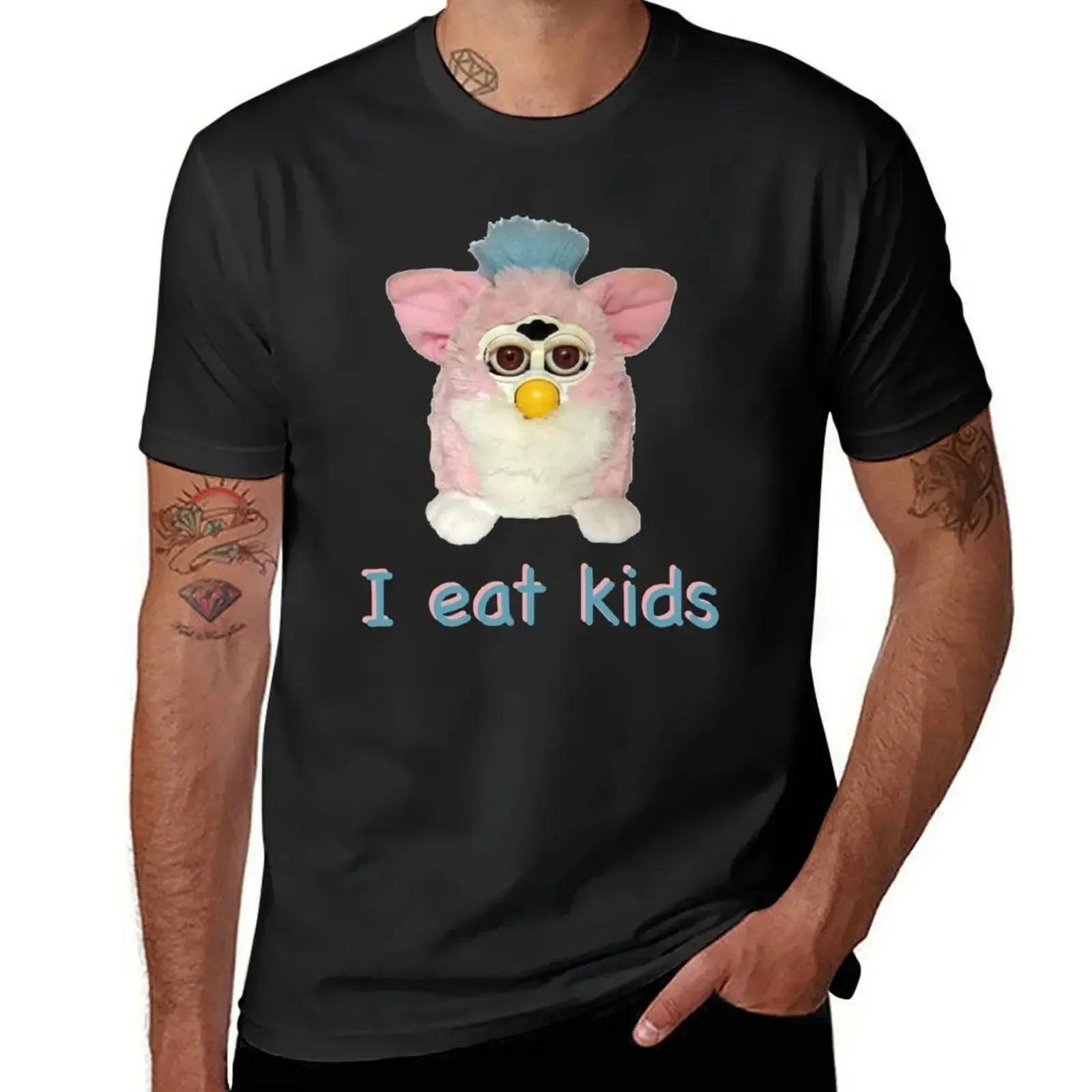 Vintage Fashion Archive - T-shirt graphique Furby I eat kids,