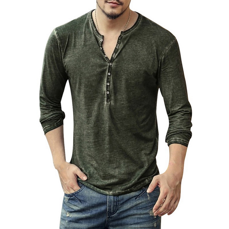 Vintage Fashion Look - T-shirt vintage à col en V