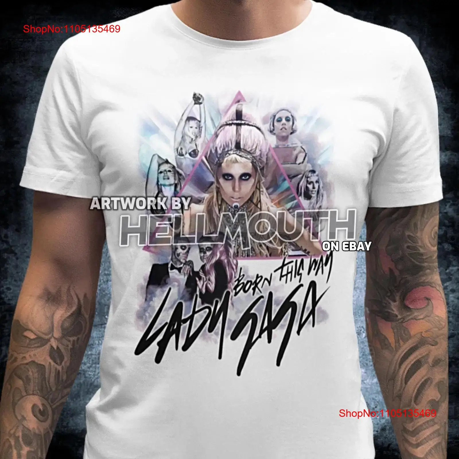 Vintage Fashion Video - Lady Gaga Born This Way t-shirt