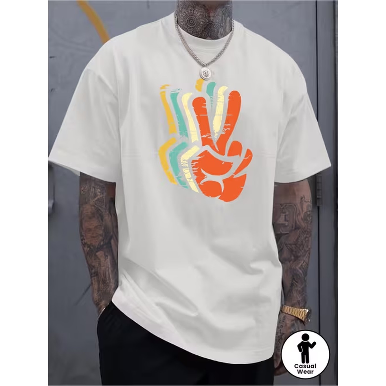 Vintage Fashion Patterns - T-shirt à manches courtes pour homme,