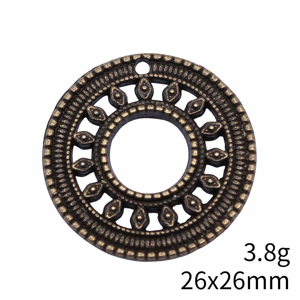 10 pièces de breloques circula - Vintage Fashion Words avis et prix