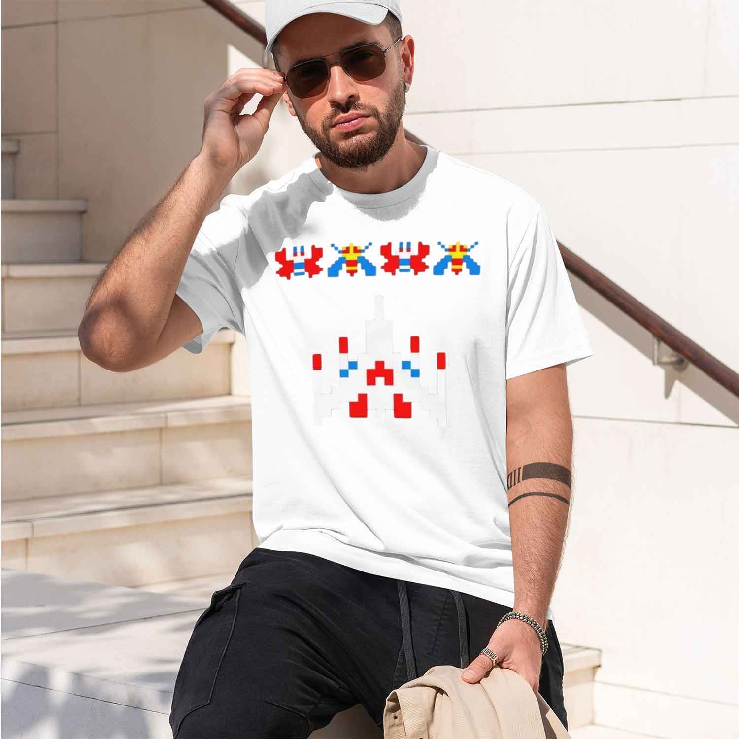 T-shirt vintage Galaga Invader - Vintage Fashion Video avis et prix