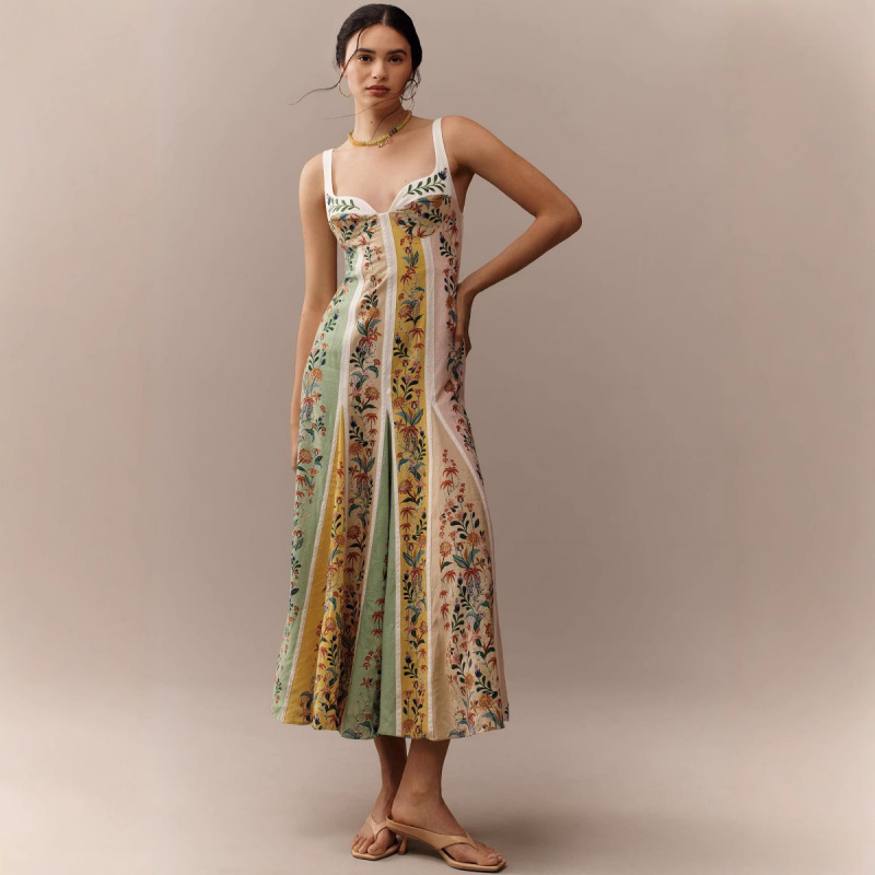 Robe longue élégante sans manc - V Vintage Fashion avis et prix