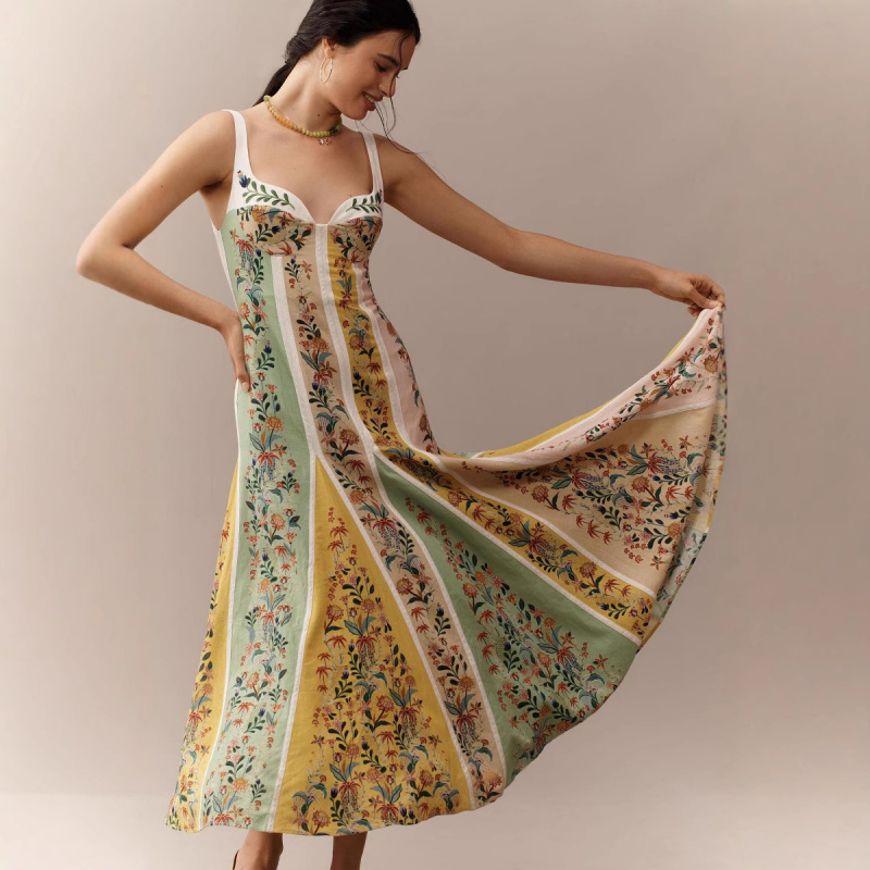 Robe longue élégante sans manc - V Vintage Fashion avis et prix