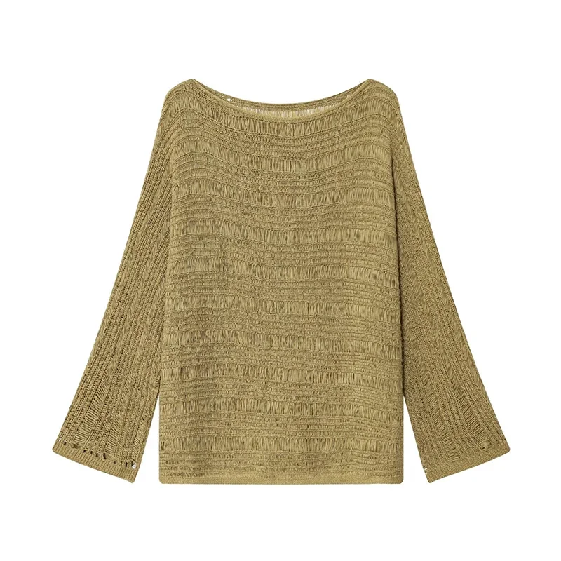 Pull en tricot vintage à col b - Vintage Fashion Women avis et prix