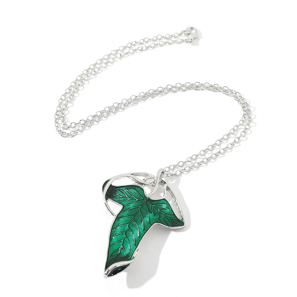 Collier pendentif feuille vert - Vintage Fashion Words avis et prix