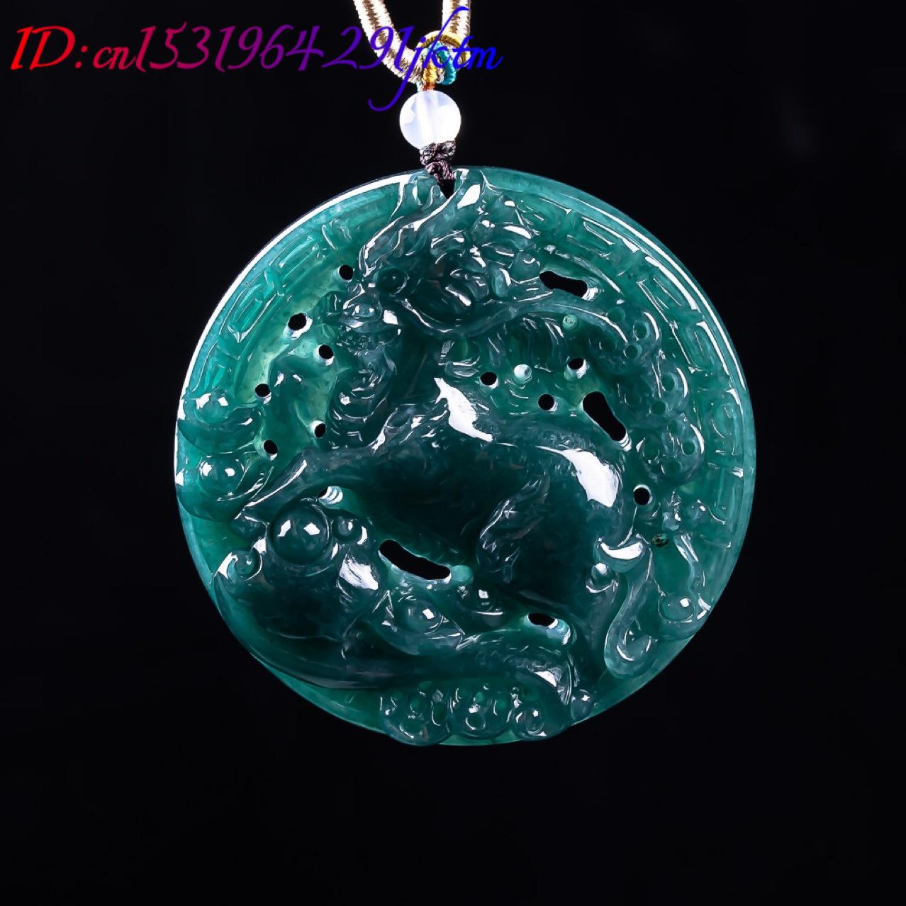 Pendentif Dragon en Jadeite Bi - Vintage Fashion Women avis et prix