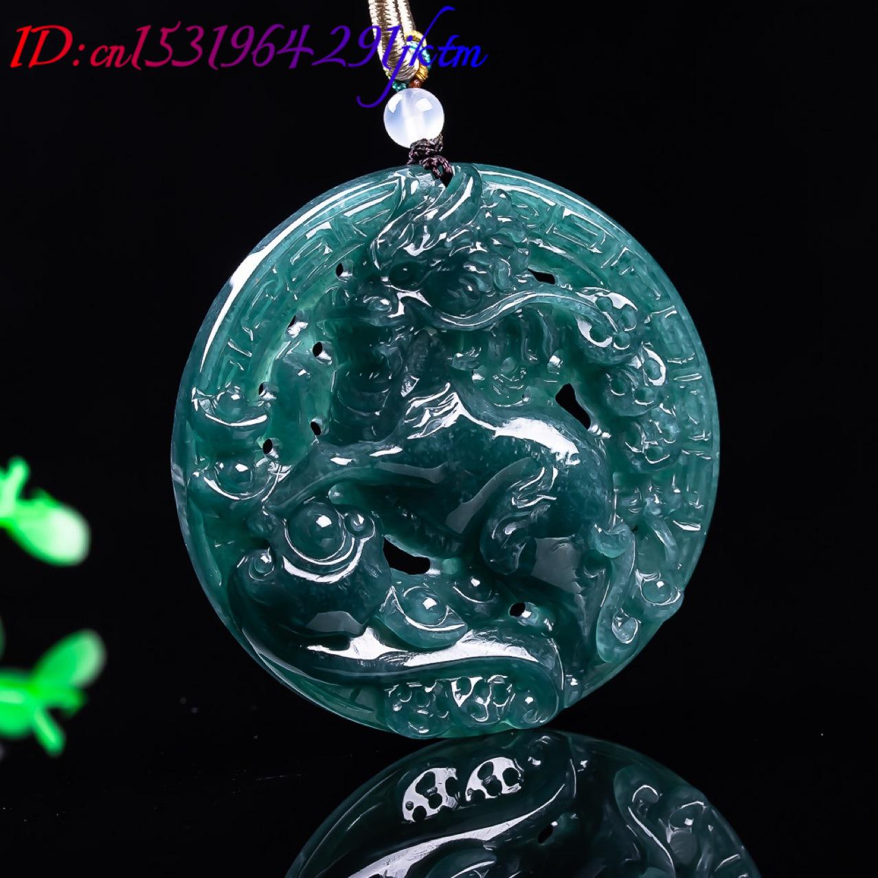 Pendentif Dragon en Jadeite Bi - Vintage Fashion Women avis et prix