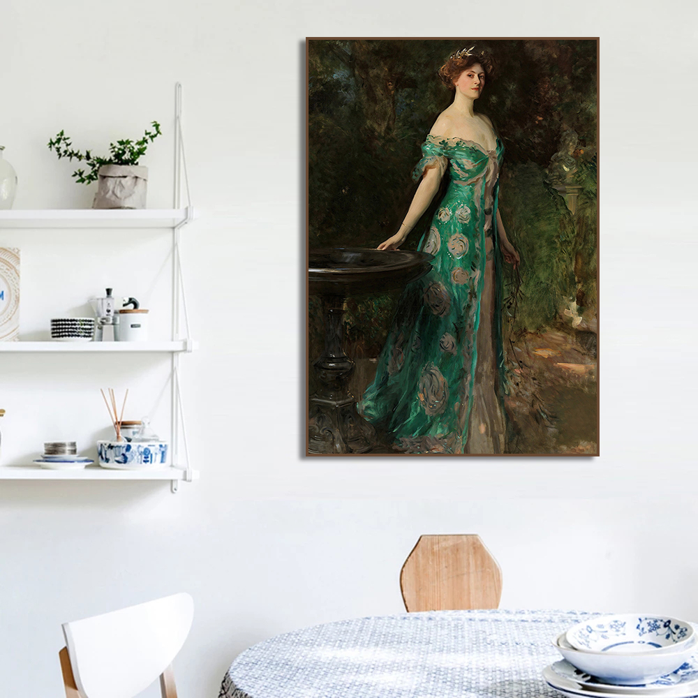 Affiche de portrait de femme d - Vintage Victorian Fashion avis et prix