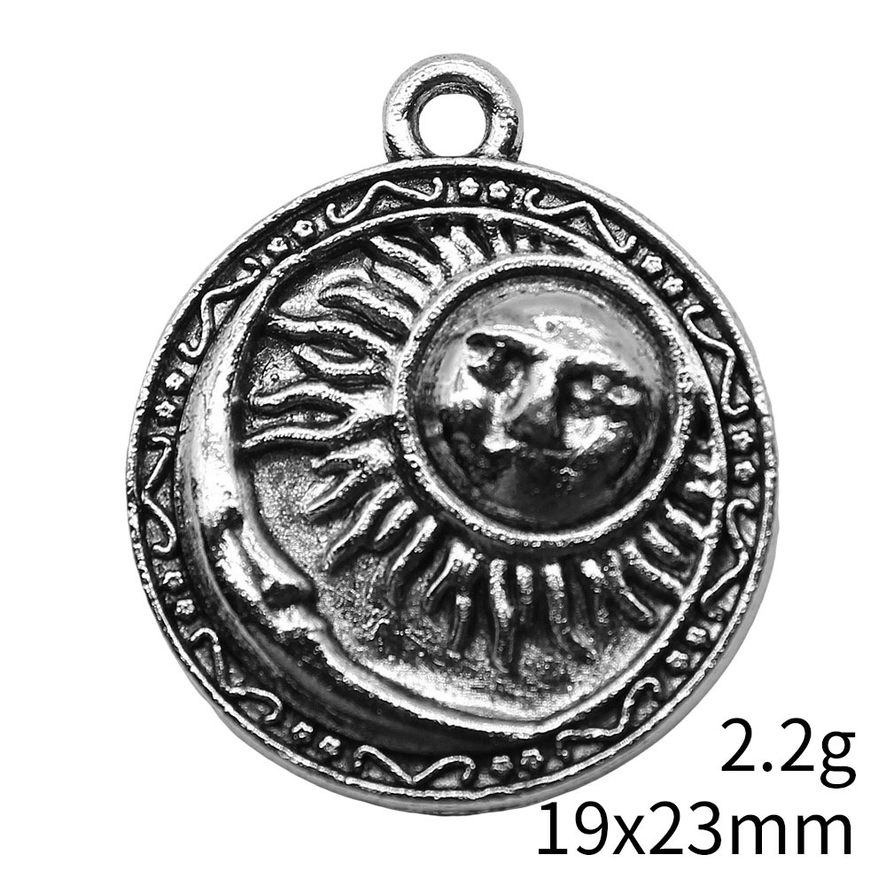 4 pendentifs disques soleil et - Vintage Fashion Words avis et prix