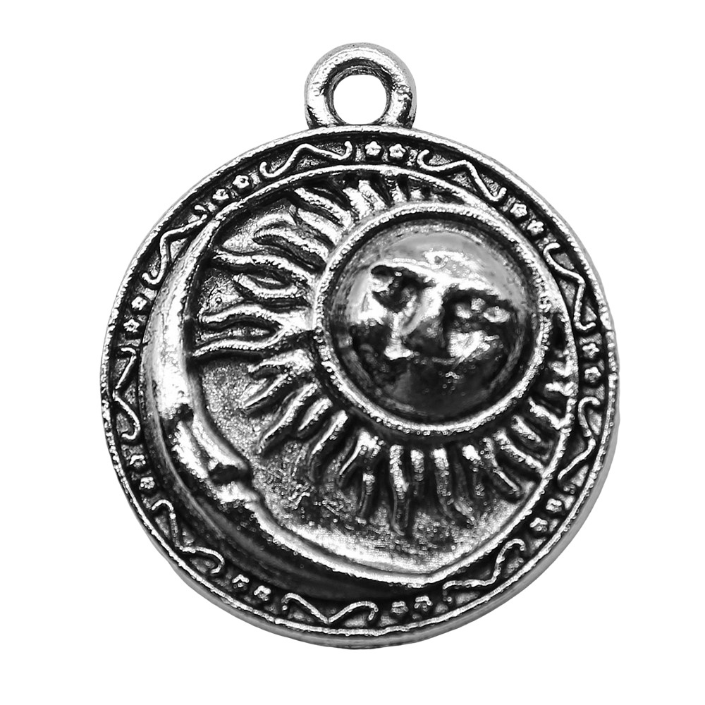 4 pendentifs disques soleil et - Vintage Fashion Words avis et prix