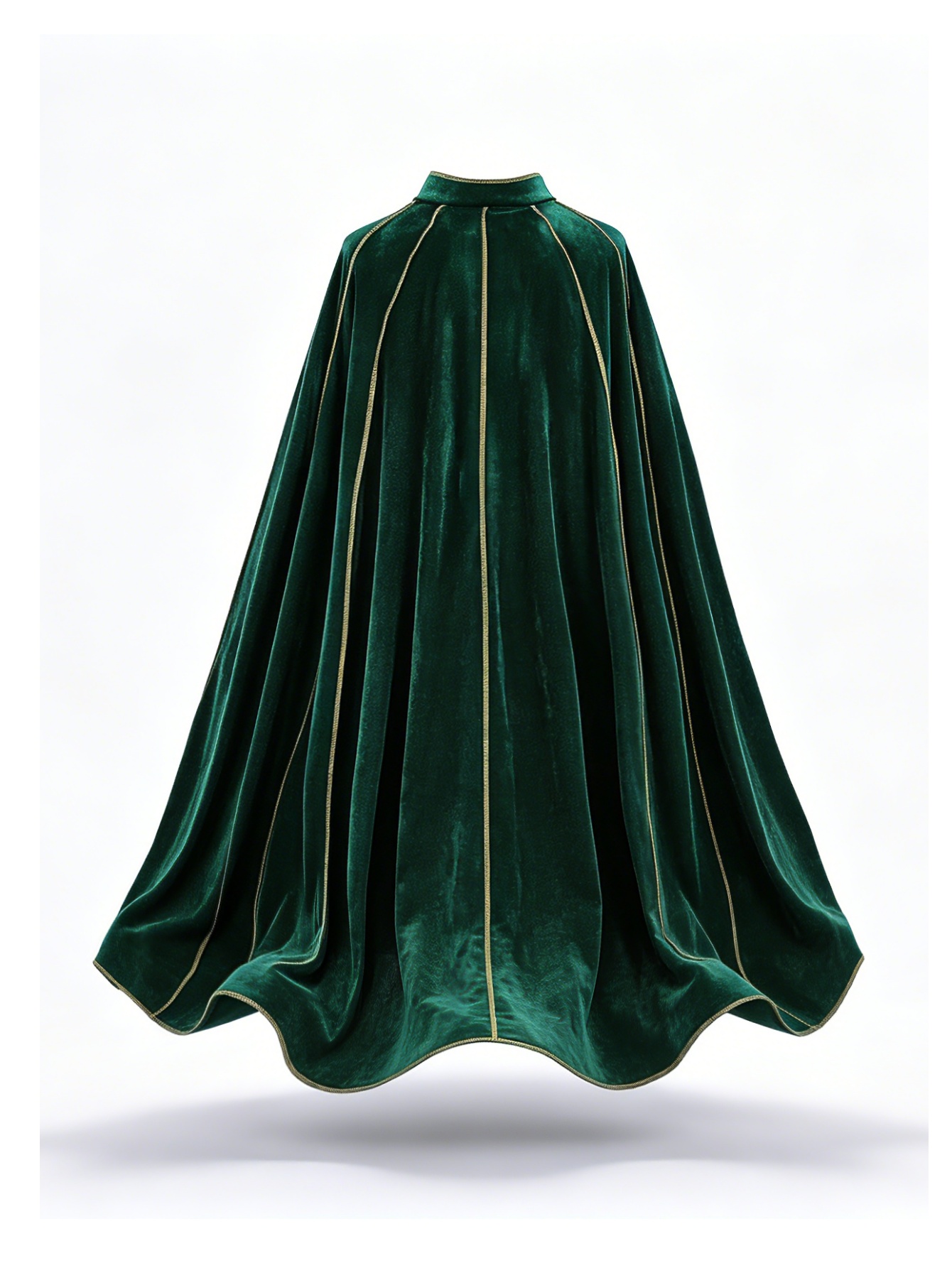 Cape vintage en velours vert p - Vintage Victorian Fashion avis et prix