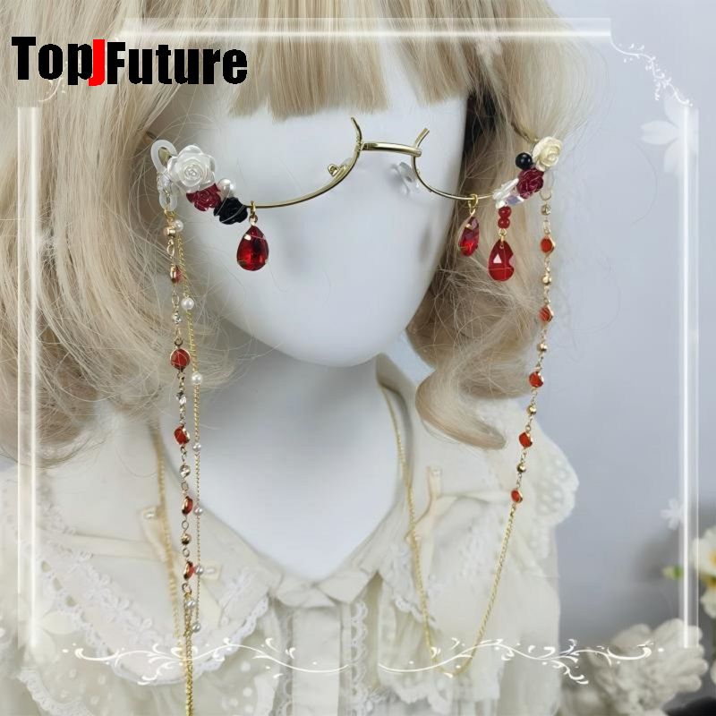 Lunettes demi-cerclées florale - Vintage Fashion Glasses avis et prix