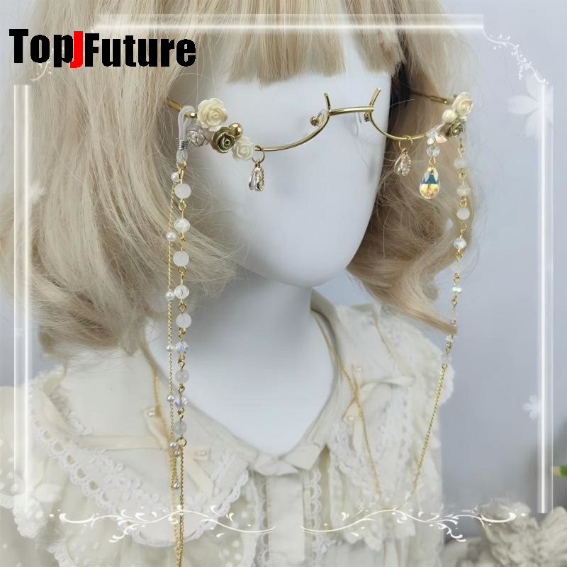 Lunettes demi-cerclées florale - Vintage Fashion Glasses avis et prix