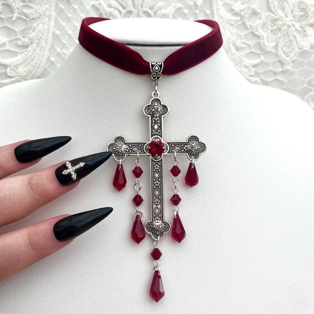 Grand pendentif croix de Style - Vintage Fashion Look avis et prix
