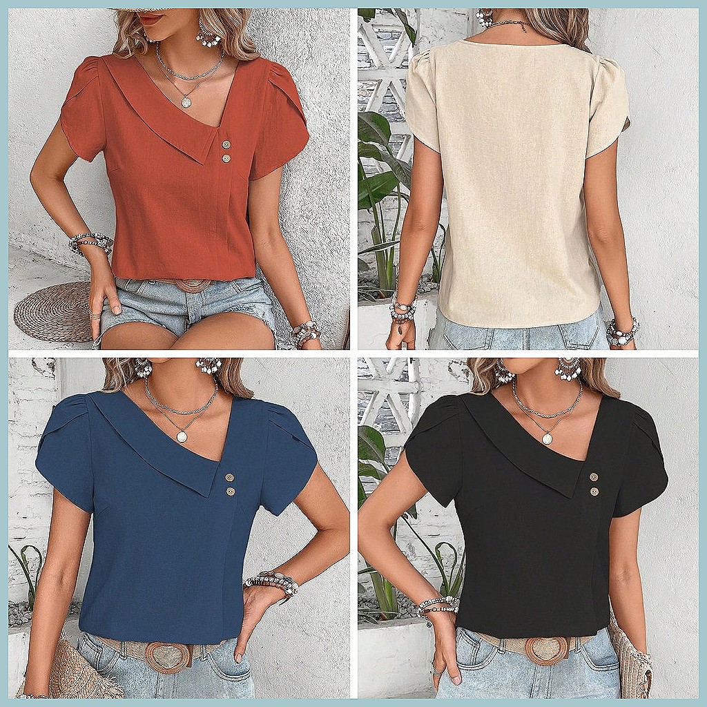 Chemisier uni vintage été 2024 - Vintage Fashion Women avis et prix