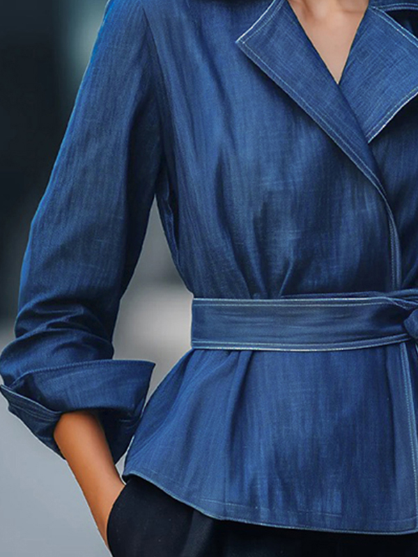Veste en jean tendance automne - Vintage Fashion Women avis et prix